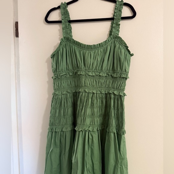 Doen Sage Green Marianne Dress - Picture 4 of 5